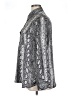 MICHAEL Michael Kors Animal Print Silver Long Sleeve Button-Down Shirt Size XL - photo 5