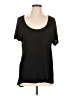 Ambiance Apparel 100% Polyester Black Short Sleeve Top Size L - photo 1