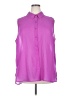 Attention 100% Polyester Purple Sleeveless Blouse Size 2X - photo 1