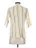 MICHAEL Michael Kors Stripes Yellow 3/4 Sleeve Blouse Size XS - photo 2