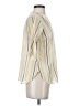 MICHAEL Michael Kors Stripes Yellow 3/4 Sleeve Blouse Size XS - photo 4