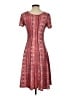 Serenade Paisley Burgundy Casual Dress Size S - photo 2