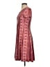 Serenade Paisley Burgundy Casual Dress Size S - photo 5