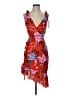 Ali & Jay 100% Polyester Tropical Red Cocktail Dress Size XS - photo 1