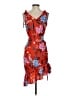 Ali & Jay 100% Polyester Tropical Red Cocktail Dress Size XS - photo 2