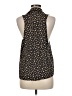 Don't Ask Why 100% Viscose Black Sleeveless Blouse One size - photo 2