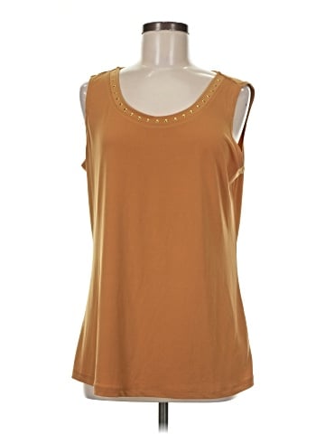Susan Graver Sleeveless T-Shirt (view 1)