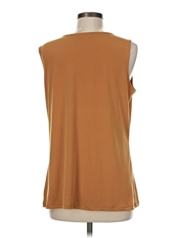 Susan Graver Sleeveless T-Shirt (view 2)