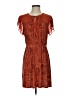 Daniel Rainn Paisley Orange Casual Dress Size S (estimated) - photo 1