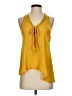 2 Hearts Yellow Sleeveless Blouse Size S (estimated) - photo 1