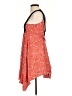 Hazel Print Orange Cocktail Dress Size S - photo 5