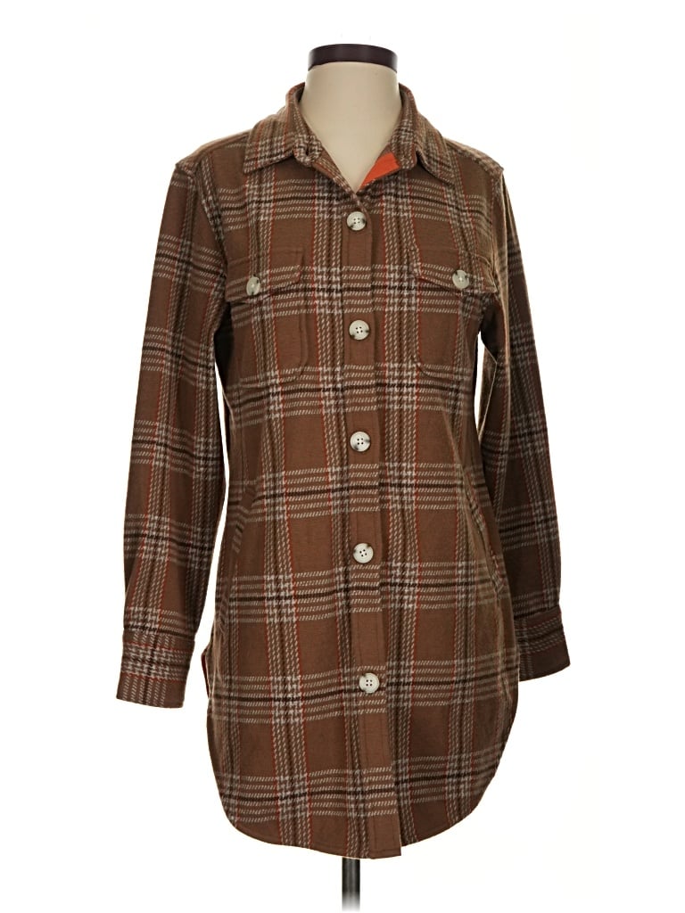 Pre-owned 7 Diamonds Cardigan Sweater In Brown