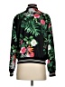 Vince Camuto Floral Black Track Jacket Size S - photo 2