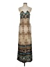 Unbranded Paisley Tan Casual Dress Size S (estimated) - photo 1