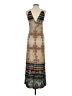 Unbranded Paisley Tan Casual Dress Size S (estimated) - photo 2