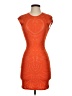 RVN Graphic Orange Cocktail Dress Size XS (estimated) - photo 1