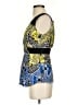 BCBGMAXAZRIA 100% Silk Blue Sleeveless Silk Top Size XXS - photo 5