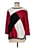 Alfred Dunner Color Block Red Pullover Sweater Size M - photo 1