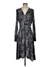 Spense Animal Print Silver Cocktail Dress Size S - photo 1