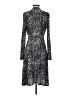 Spense Animal Print Silver Cocktail Dress Size S - photo 2