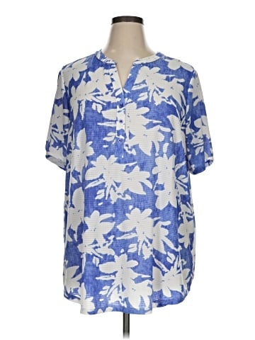 Cathy Short Sleeve Henley (view 1)