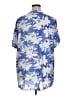Cathy Blue Short Sleeve Henley Size 1X - photo 2