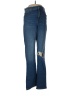 Express Graphic Blue Jeans Size 8L - photo 1