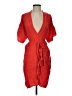 ASOS 100% Viscose Red Cocktail Dress Size 2 - photo 1