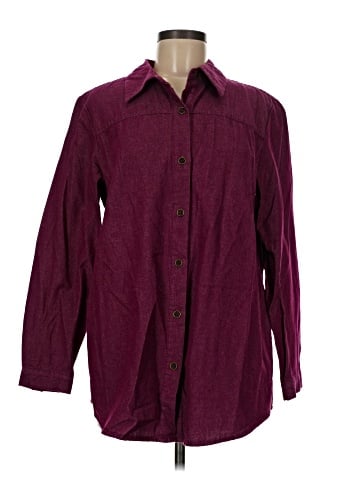 Joan Rivers Long Sleeve Button-Down Shirt (view 1)