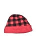 Baby Essentials Checkered-gingham Red Beanie One size (baby) - photo 1