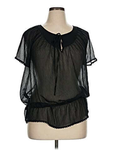 Mossimo Short Sleeve Blouse (view 1)