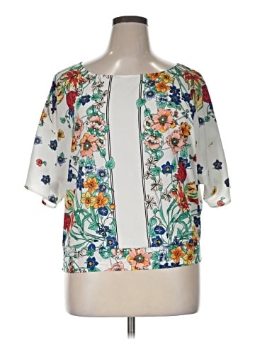 7th Avenue Design Studio New York & Company Short Sleeve Blouse (view 1)