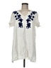 Lulus 100% Rayon Ivory Short Sleeve Blouse Size M - photo 1