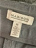 Madison Solid Gray Dress Pants Size 14 - photo 7