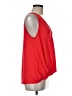 Lush 100% Polyester Red Sleeveless Blouse Size M - photo 4