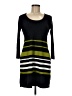 Studio One 100% Acrylic Stripes Black Casual Dress Size M - photo 1