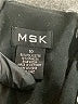 MSK Print Black Casual Dress Size 10 - photo 4