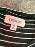 Evereve Stripes Black Casual Dress Size M - photo 7