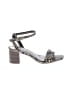 Mix No. 6 Animal Print Gray Tan Sandals Size 6 - photo 1