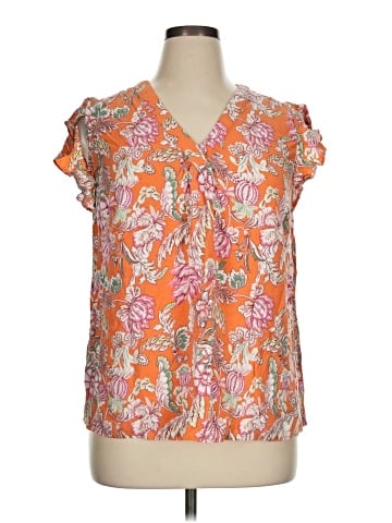 Jones & Co Short Sleeve Blouse (view 1)