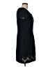 Karlie 100% Polyester Tweed Black Casual Dress Size L - photo 4