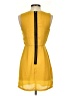 Bar III 100% Polyester Solid Yellow Casual Dress Size S - photo 2