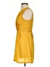 Bar III 100% Polyester Solid Yellow Casual Dress Size S - photo 5