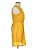 Bar III 100% Polyester Solid Yellow Casual Dress Size S - photo 4