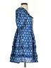 Madison Paisley Blue Casual Dress Size XS - photo 4