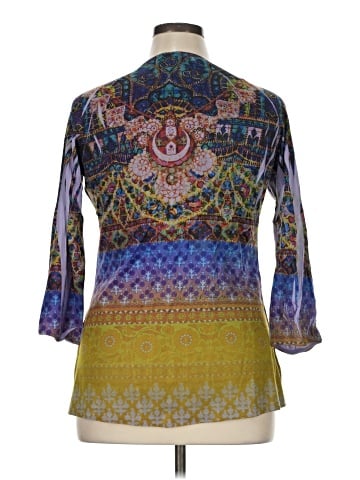One World 3/4 Sleeve Blouse (view 2)