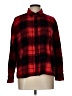 Old Navy 100% Cotton Plaid Red Long Sleeve Button-Down Shirt Size L - photo 1
