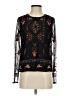 Black Tape_ 100% Polyester Black Long Sleeve Blouse Size S - photo 1