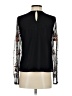 Black Tape_ 100% Polyester Black Long Sleeve Blouse Size S - photo 2