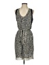J.Crew Print Gray Casual Dress Size 0 - photo 1
